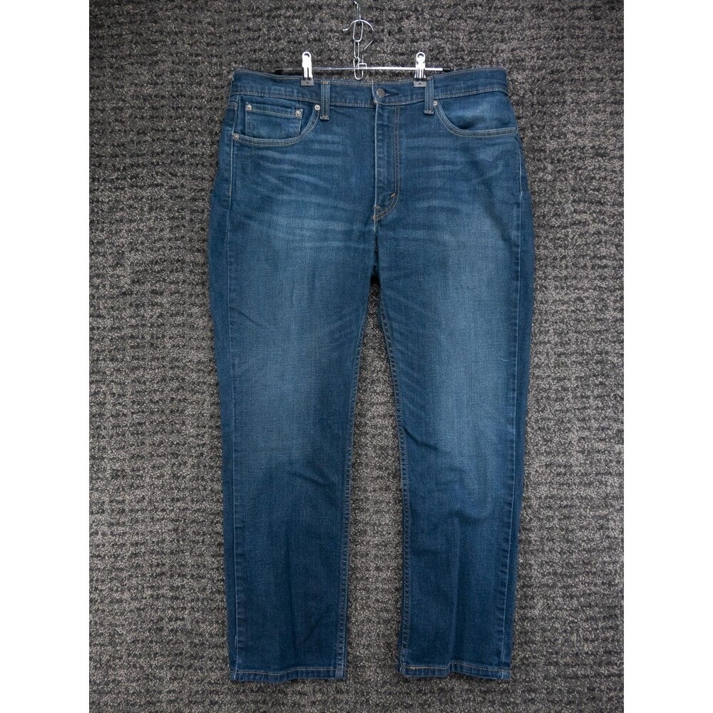 Levis 514 Jeans Mens 36x30 Actual 36x29.5 Blue Straight Fit Stretch Denim Casual